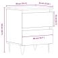 Preview: Nachttisch Artisan Eiche 40x35x50 cm Holzwerkstoff