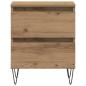 Preview: Nachttisch Artisan Eiche 40x35x50 cm Holzwerkstoff