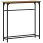 Preview: Konsolentisch Alte Eiche 75x19,5x75 cm Holzwerkstoff und Stahl