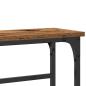 Preview: Konsolentisch Alte Eiche 75x19,5x75 cm Holzwerkstoff und Stahl