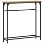Preview: Konsolentisch Artisan Eiche 75x19,5x75 cm aus Holzwerkstoff und Stahl