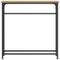 Preview: Konsolentisch Artisan Eiche 75x19,5x75 cm aus Holzwerkstoff und Stahl