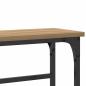 Preview: Konsolentisch Artisan Eiche 75x19,5x75 cm aus Holzwerkstoff und Stahl