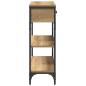 Preview: Konsolentisch Artisan Eiche 72,5x25x75 cm Holzwerkstoff & Stahl