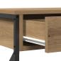 Preview: Konsolentisch Artisan Eiche 100x28x75 cm Holzwerkstoff & Stahl