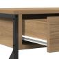 Preview: Konsole Tisch Artisan Eiche 75x28x75 cm Ingenieure Holz und Stahl
