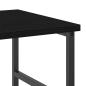 Preview: Bücherregal Schwarz Eiche 50x33x117,5 cm Holzwerkstoff und Stahl
