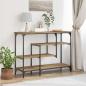 Preview: ARDEBO.de - Konsole Artisan Eiche 100x35x75 cm Ingenieure Holz & Stahl