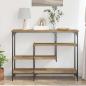 Preview: Konsole Artisan Eiche 100x35x75 cm Ingenieure Holz & Stahl