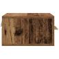 Preview: Nachttisch Wandmontiert Altes Holz 35x35x20 cm