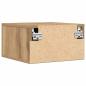 Preview: Nachttisch Wandmontiert Artisan Eiche 35x35x20 cm