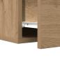 Preview: Nachttisch Wandmontiert Artisan Eiche 35x35x20 cm