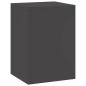 Preview: Outdoor Pflanzenständer Säule 2er Set Schwarz 24x24x35 cm Stahl