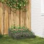 Preview: ARDEBO.de - Gartenpflanzer 3-stufig 90x90x35 cm olivgrün Stahl