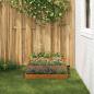 Preview: Gartenpflanzer 3-stufig 90x90x35 cm Wetterfestes Stahl