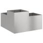 Preview: Garten Pflanztopf 80x80x48 cm Edelstahl