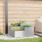 Preview: ARDEBO.de - Gartenpflanzer 100x100x48 cm Edelstahl