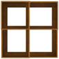 Preview: Gartenpflanzer 100x100x48 cm Wetterstahl