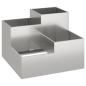 Preview: Gartenpflanzer 80x80x60 cm Edelstahl