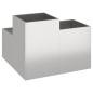 Preview: Gartenpflanzer 80x80x60 cm Edelstahl