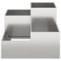Preview: Gartenpflanzer 80x80x60 cm Edelstahl