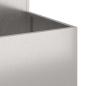 Preview: Gartenpflanzer 80x80x60 cm Edelstahl