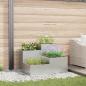 Preview: ARDEBO.de - Gartenpflanzer 100x100x60 cm Galvanisiertes Stahl