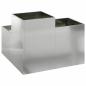 Preview: Gartenpflanzer 100x100x60 cm Galvanisiertes Stahl
