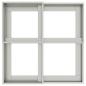 Preview: Gartenpflanzer 100x100x60 cm Galvanisiertes Stahl