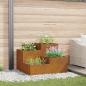 Preview: ARDEBO.de - Gartenpflanzer 100x100x60 cm Wetterstahl