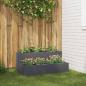 Preview: ARDEBO.de - Gartenpflanzer 2-stufig 100x60x45 cm anthrazit Stahl