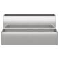 Preview: Gartenpflanzer 2-Tier 100x60x45 cm Edelstahl