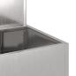 Preview: Gartenpflanzer 2-Tier 100x60x45 cm Edelstahl