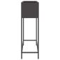 Preview: Hochbeet 100x26x82 cm Schwarz Stahl