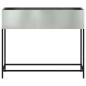 Preview: Hochbeet Gartenpflanzer Silber 100 x 26 x 82 cm