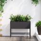 Preview: ARDEBO.de - Hochbeet 60x26x45 cm Schwarz Stahl
