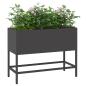 Preview: Hochbeet 60x26x45 cm Schwarz Stahl