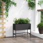 Preview: Hochbeet 60x26x45 cm Schwarz Stahl