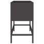 Preview: Hochbeet 60x26x45 cm Schwarz Stahl