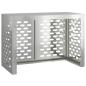 Preview: Klimaanlagenabdeckung Silber 100 x 50 x 70 cm Verzinkter Stahl