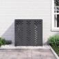 Preview: Klimaanlagenabdeckung in Anthrazit 110x50x105 cm aus Stahl