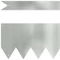 Preview: Rasenumrandungen 50 Stück 100x0,5x15 cm verzinkter Stahl