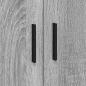 Preview: Aufbewahrungsschrank Grau Sonoma 118x41x40 cm Holzwerkstoff