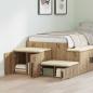 Preview: Aufbewahrungsschrank Artisan Eiche 118x41x40 cm Holzwerkstoff