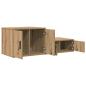 Preview: Aufbewahrungsschrank Artisan Eiche 118x41x40 cm Holzwerkstoff