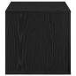 Preview: Aufbewahrungsschrank schwarz 108x41x40 cm aus Spanplatte
