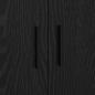 Preview: Stauraumschrank Schwarz 103x41x40 cm aus Holzwerkstoff