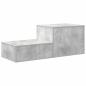 Preview: Aufbewahrungsschrank Grau Beton 103x41x40 cm aus Ingenieurholz