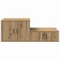 Preview: Aufbewahrungsschrank 2 stk. Artisan-Eiche 103 x 41 x 40 cm