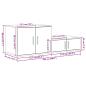 Preview: Aufbewahrungsschrank 2 stk. Artisan-Eiche 103 x 41 x 40 cm